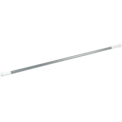 Tringle extensible aluminium hydro chromé 75/115cm - 75 à 115 cm - Argent