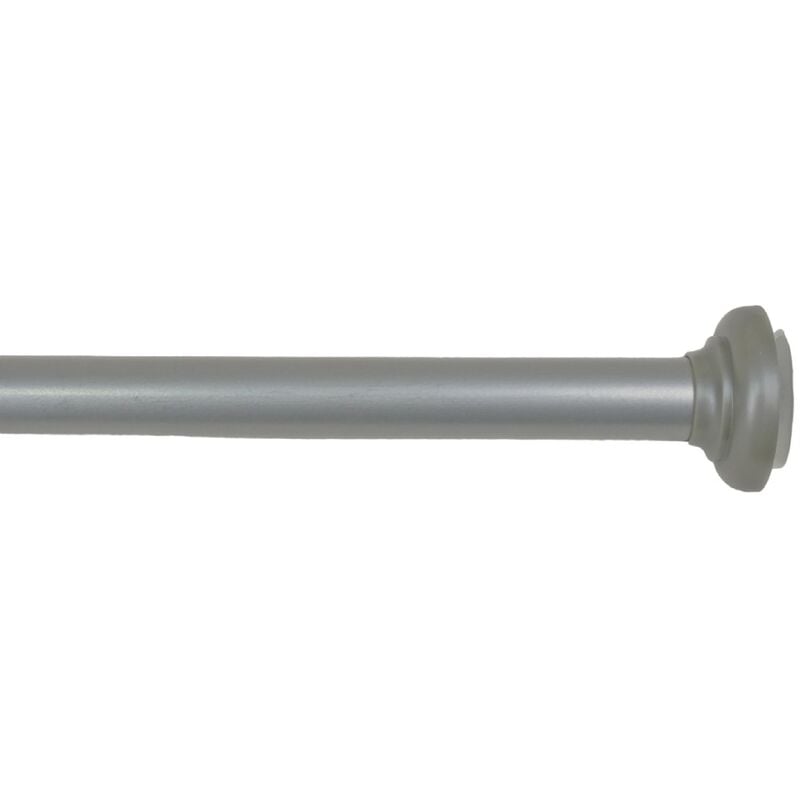 Tringle à rideau entre 2 murs ø20 140 à 250cm Coloris - Nickel satiné