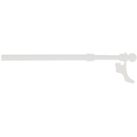 Tringle Néorido Plus D.9mm Long.40/65cm Boule Blanc Mat - Mobois