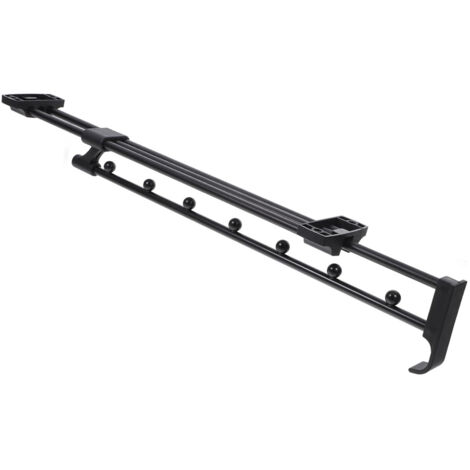 Tringle Penderie Escamotable,Extractible Porte Pantalon Coulissant,Longueur 450 mm Tringle Coulissante Penderie,pour Les Armoires et Les Zones de Rangement