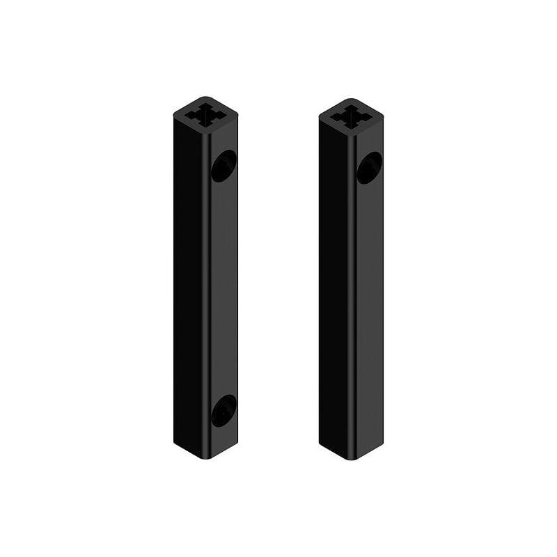 Tringle pour crémone OMNiiA longueur 2500 mm aluminium percé blanc ral 9016 Tirard