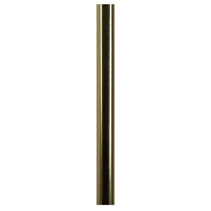 Tringle acier de 16 x 8 mm en 1300 mm noir sablé pour crémone finition vieux fer - Rollinger