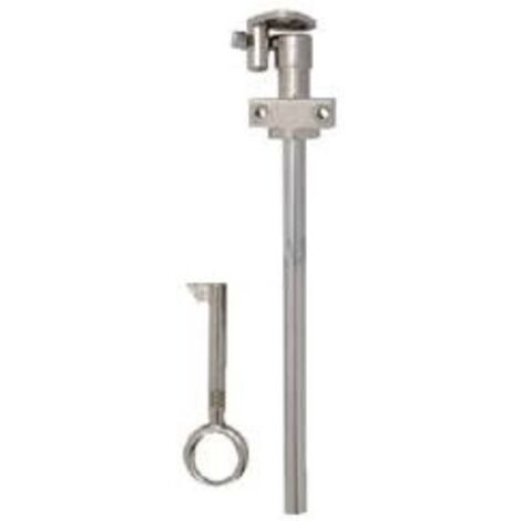 Vachette – Jeu de 2 tringles en acier nickelé Ø 8mm – Longueur 1250mm pour espagnolette – Compatible serrure demi-cylindre – 12116000 - TCP125