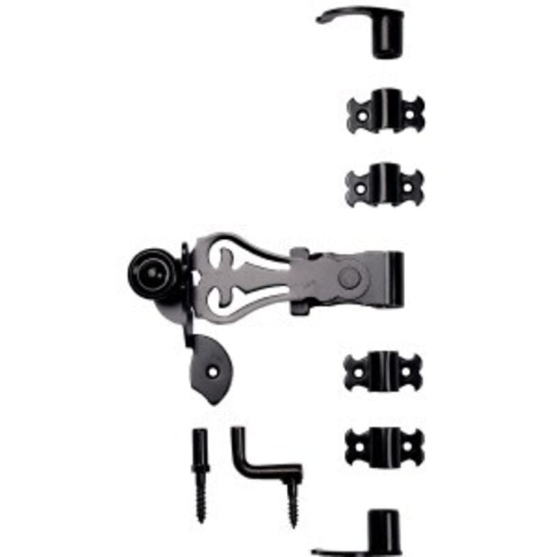 Accessoires d'espagnolette noir - à crochets courbés - Provence Torbel industrie