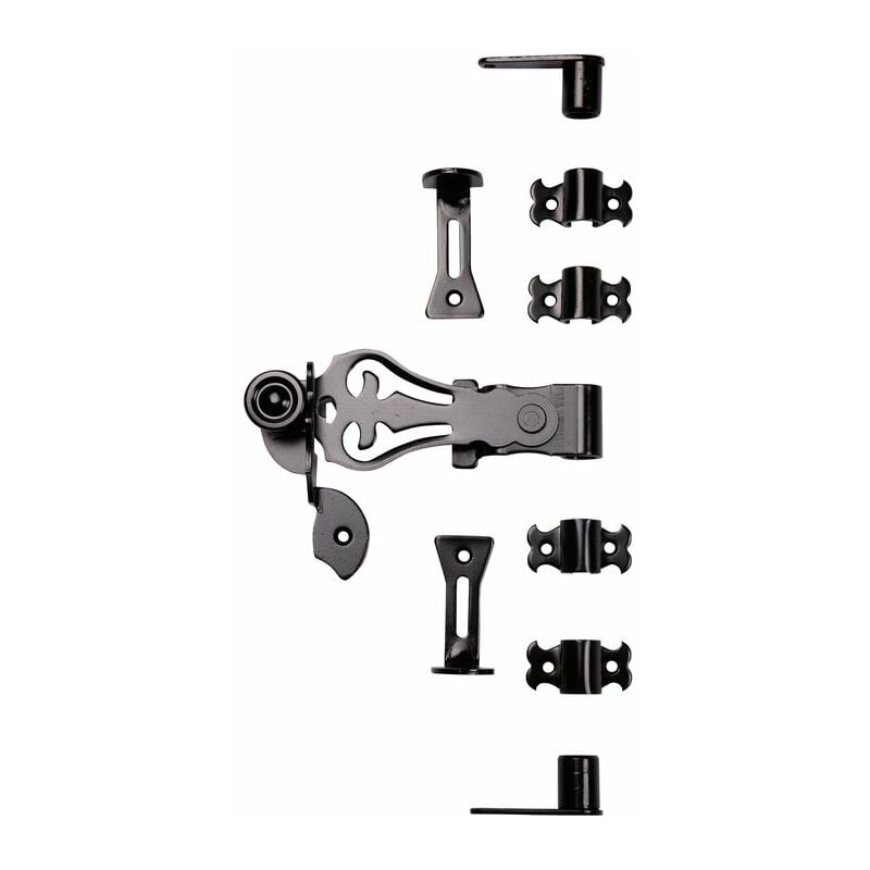 Accessoires d'espagnolette noir - à crochets droits - Provence Torbel industrie