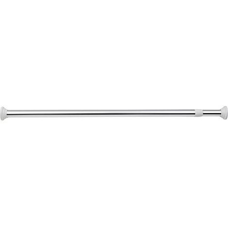 Tringle ressort ESOM 25 mm 1250-2200mm ajustable jusqu'a 200mm, blanc