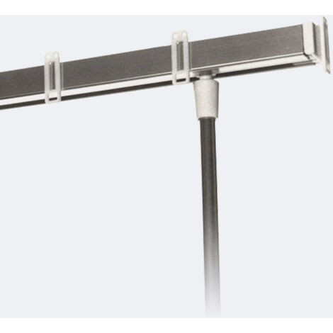 Tringle rideau pour porte de 120cm en Alu Satiné - Boulet