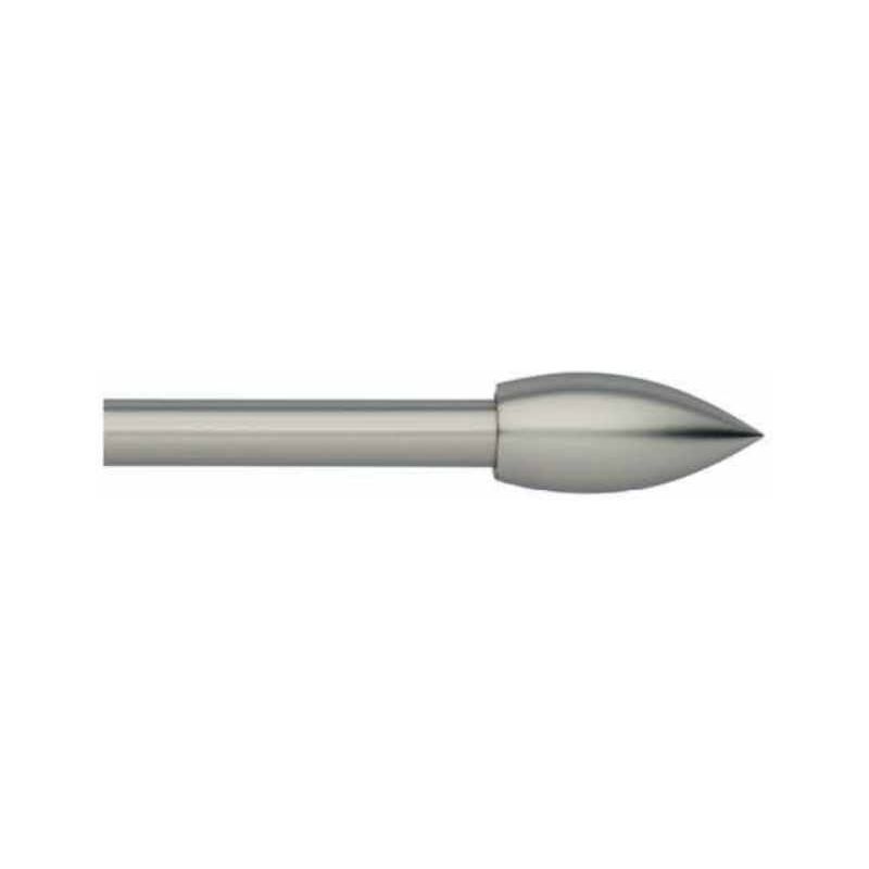 Tringle à rideaux 160 x 300 cm Inox satiné