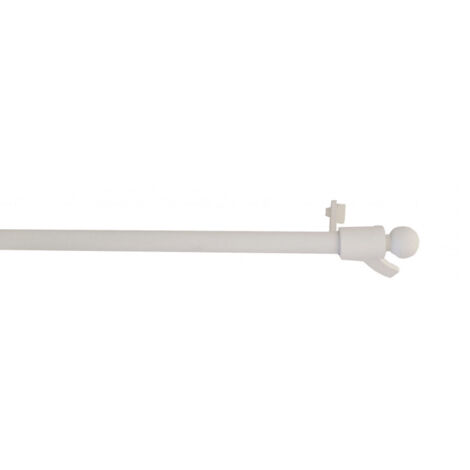 Tringle sans perçage entre parcloses pour voilage de fenêtre - extensible 50 à 80 cm