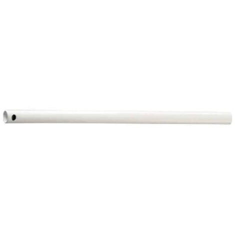 Tringle seule laqué blanc 1200 mm VYNEX pour volet roulant - 310178100068