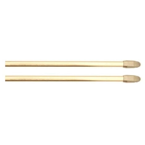 ATELIERS 28 Tringles à rideaux ovales dorées Ateliers28 30-50cm