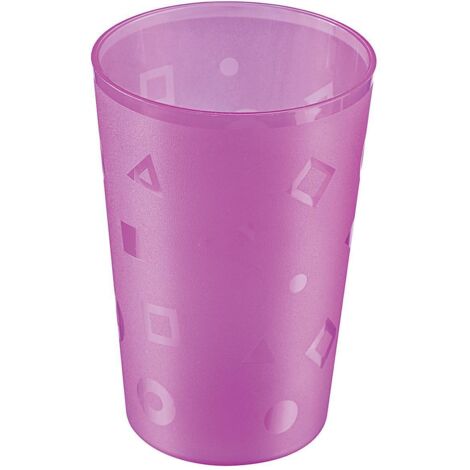Trinkbecher Ornament Kunststoff 300 ml farbig sortiert