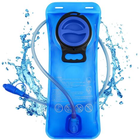 Trinkblase, 2-Liter-Wasserblase, BPA-freier Sport-Wasserbehälter, tragbare Trinkrucksäcke zum Wandern, Camping und Radfahren