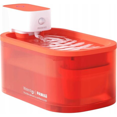 Trinkbrunnen mit Bewegungssensor für Katzen und Hunde. Kabelloser Brunnen, 2 Liter, 5000 mAh.