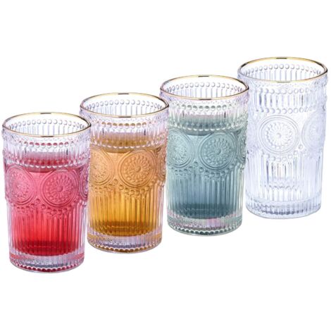 Trinkglaser vintage 40 cl 4er set