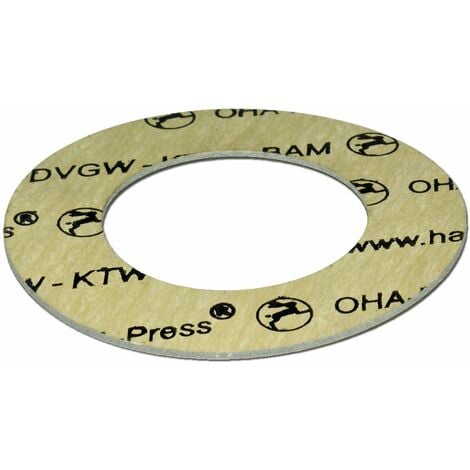 OTTO HAAS KG Trinkwasser Flanschdichtung DN32 43x82x1,8mm W270/UBA DIN EN1514-1