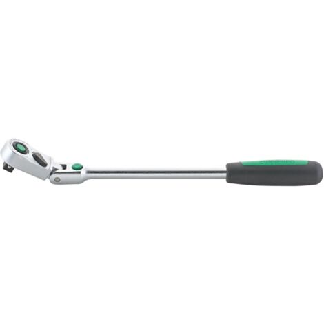 Trinquete articulado 452QR 3/8 pulgadas No. 80 L.300mm Mango de 2 componentes STAHLWILLE