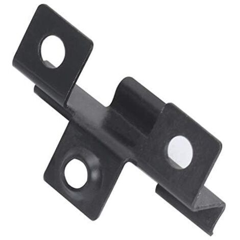 Trintion 100pcs Decking Clips Brackets Flush Mount Brackets Composite Decking Clips 8mm Flush Concealed Mount Brackets Hidden Fastening Fastener With 100 Screws For Photo Frame Headboard Mount Hangers