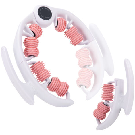 Trintion 2-in-1 Detachable Massage Roller for Legs & Body  Portable Cellulite Roller & Fascia Blaster Tool, Deep Tissue Muscle Relief, Pink