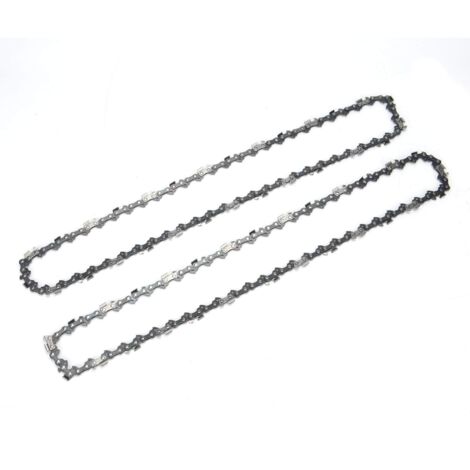 Trintion 2Pcs Chainsaw Chain 16 Inch 57 Drive Chain 3/8" Pitch Low Recoil Chain Saw Chain Suitable for Wood Cutting Other Mini Saw Chainsaws