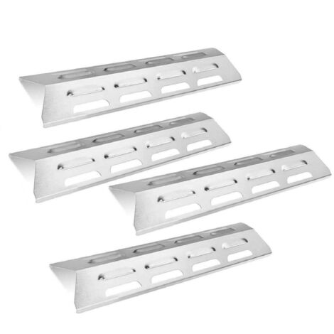 Trintion 41CM Grill Heat Plate,Outdoor Barbecue Replacement Parts,Barbecue Heat Plate,Heat Diffuser, Heat Deflector, Heat Tent, Gas BBQ Replacement Parts,4 Pack
