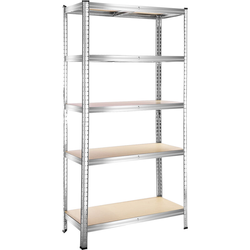 Trintion 5 Tier Racking Shelf Heavy Duty Garage Shelving Storage Shelves Unit 150kg Per Shelf(180x90x40cm)