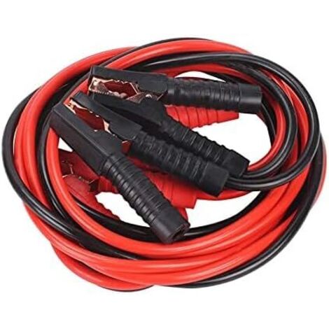 Trintion überbrückungskabel 2X6M Starterkabel LKW Starthilfekabel Autobatterie Notfall Kabel 1200Amp 12/24V den Schnellstart verwicklungsfreies mit Aufbewahrungstasche für Benzin und Dieselmotoren PKW