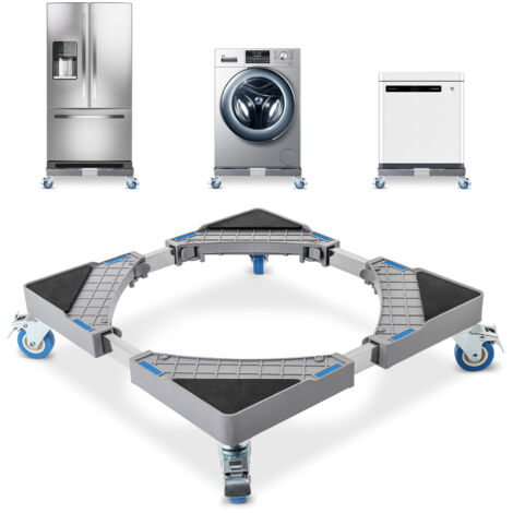 Trintion Washing Machine Stand Multi-functional Appliance Roller Base Adjustable Movable Washing Machine Wheels for Washing Machine Dryer Freezer Refrigerator