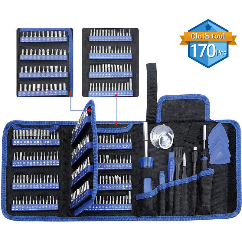 TRIO 170 en 1 Mini Set Tournevis Precision Kit Tools Petit Boite Tournevis Informatique Demontage PC Portable Pour