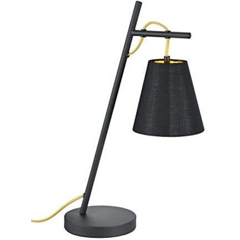 TRIO - ANDREUS LAMPADA DA TAVOLO TESSUTO NERO 40W