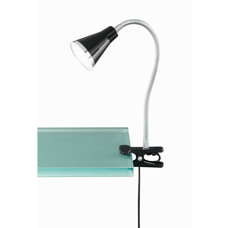 Trio Lighting - Trio Arras Modern Clamp & Clip On Lamp Black 3000K