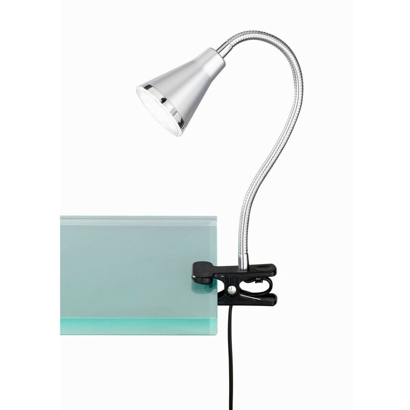 Trio Arras Modern Clamp & Clip On Lamp Titanium 3000K