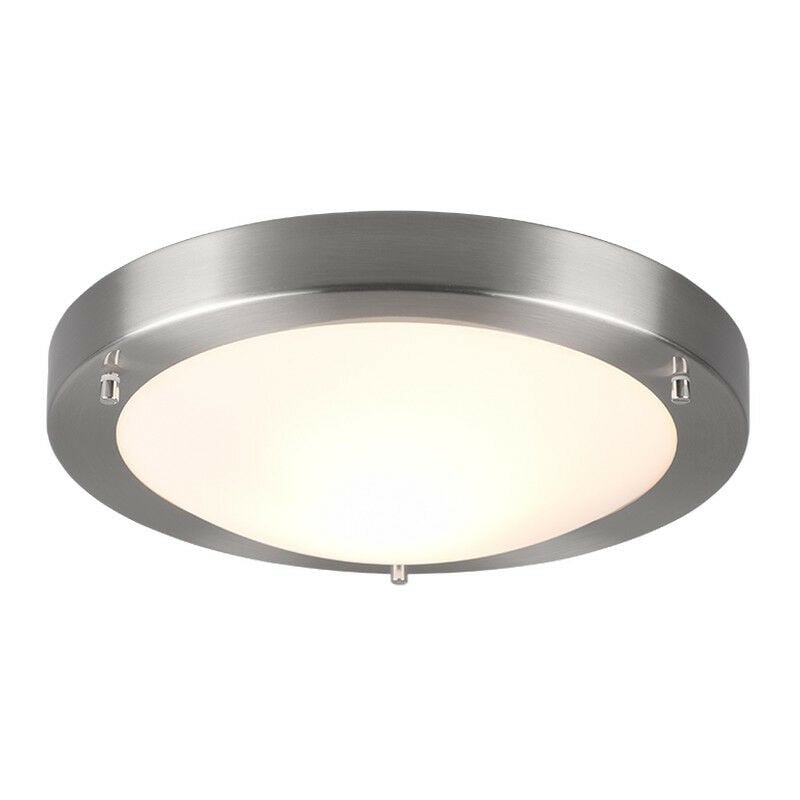 Trio Lighting - Trio Condus Modern Bathroom Ceiling Light Nickel Matt IP44