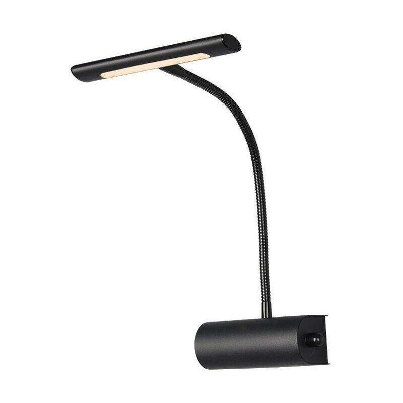 Trio Lighting - Trio Curtis Modern 4W led Wall Lamp Black Matt 3000K