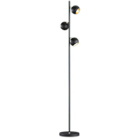 Lampada da scrivania LED Shannon metallo nero con pinza