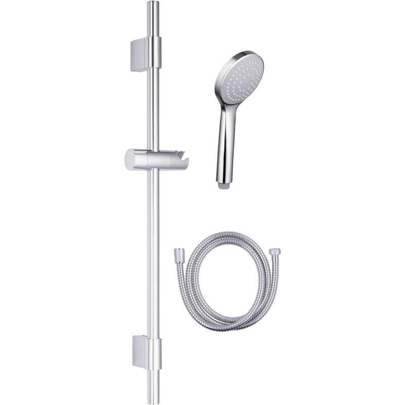 Trio douchette + flexible + barre de douche pola Eurosanit Douchette + Flexible + Barre