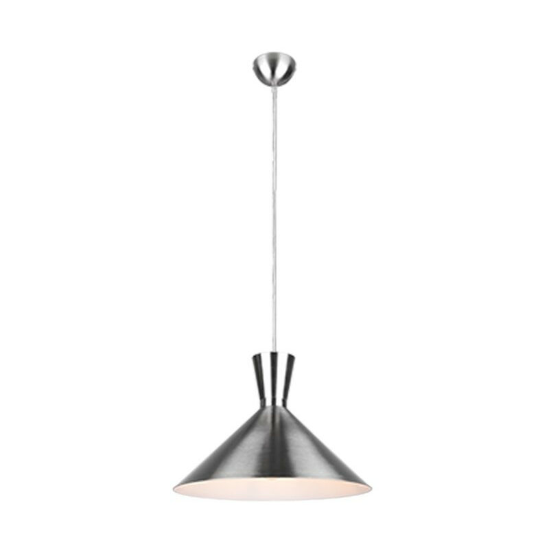 Trio Lighting - Trio Enzo Modern 35cm Dome Pendant Ceiling Light Nickel Matt