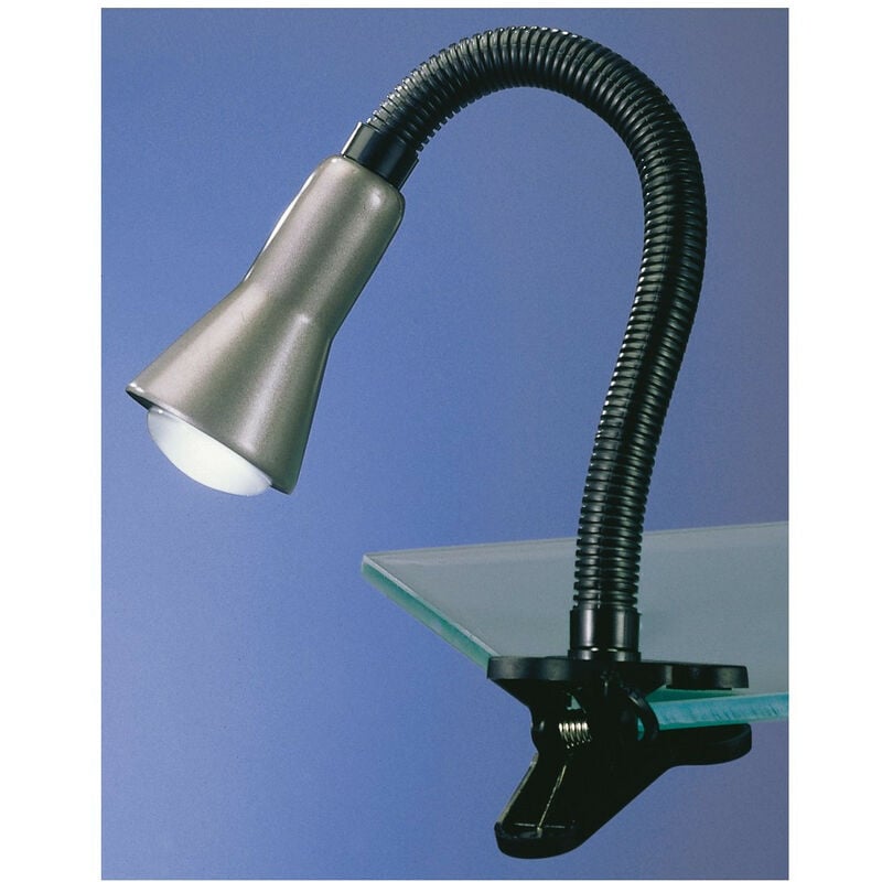 Trio Lighting - Trio Flexo Classic Clamp & Clip On Lamp Aluminium colour