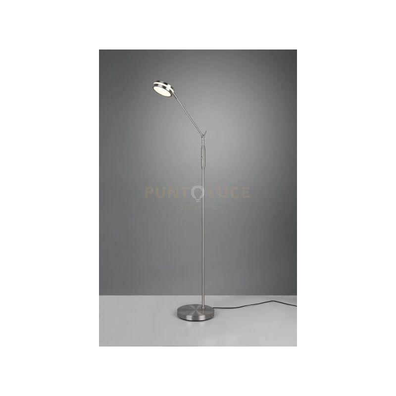 Image of Franklin piantana led 6,5W 650lm, 2700+3200+4000K metallo acciaio touch dimmer e funzione memorizzazione h. 133CM