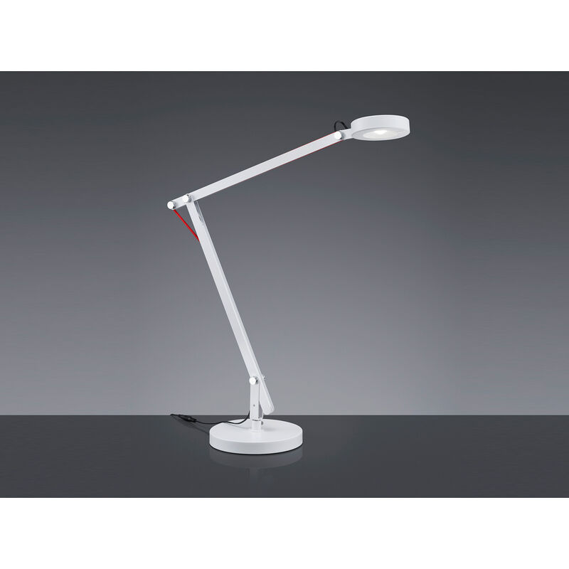 Trio - Funktionale LED-Tischleuchte amsterdam in weiß, höhe 90 cm