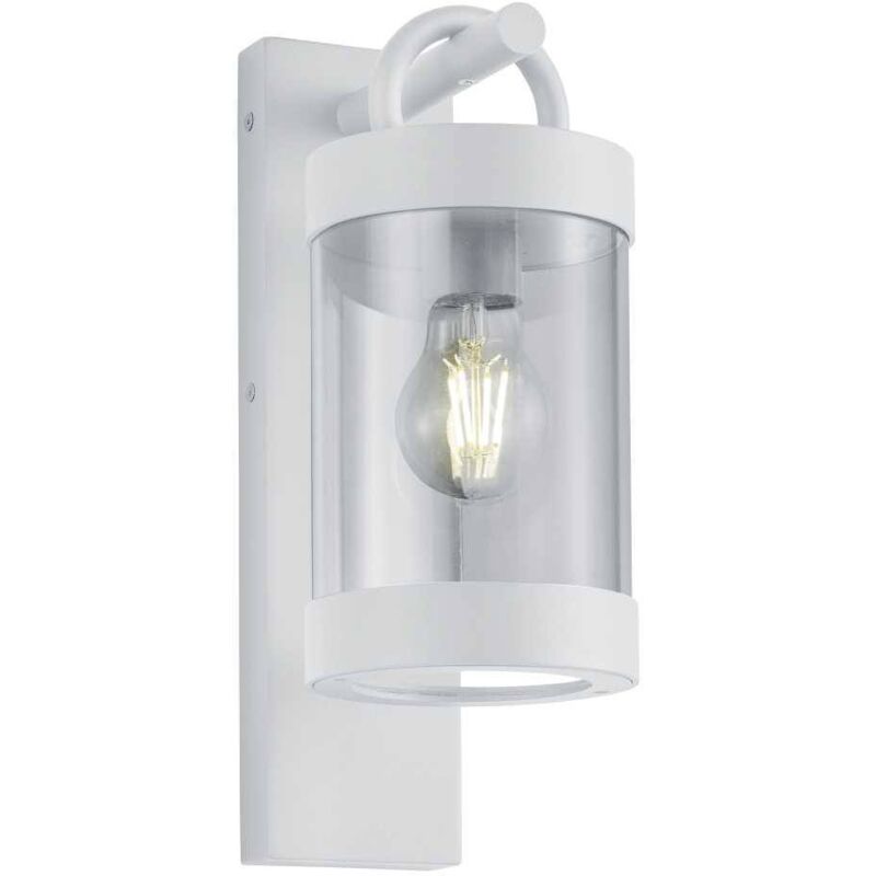 Luminaires de jardin, Applique d'exterieur Sambesi Blanc en Metal Trio