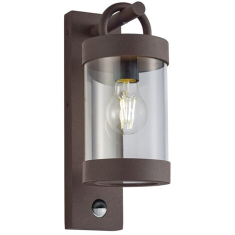 TRIO LEUCHTEN APPLIQUE FONTE D'ALUMINIUM MARRON E27 204169124