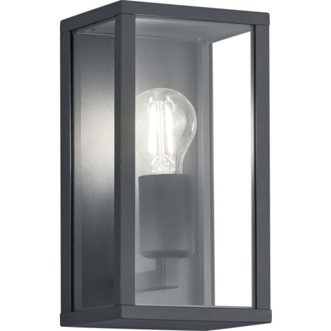 TRIO LIGHTING Trio Leuchten Außen-Wandleuchte Garonne E27 anthrazit Außen-Wandleuchte