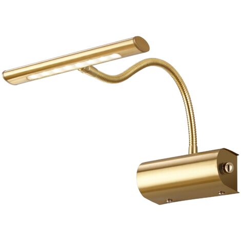 Trio Leuchten Curtis Trio 279770108 Lampada da Parete a LED, 4.0 Watt, 380 Lumen SMD 4,0W, 4 W, Bronzo, Unica
