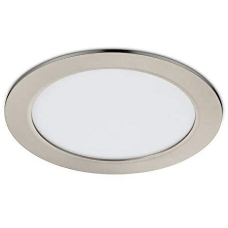 TRIO LEUCHTEN - FARETTO PINDOS AD INCASSO LED 1xSMD TONDO DIAMETRO 22,5 CM IN METALLO SATINATO