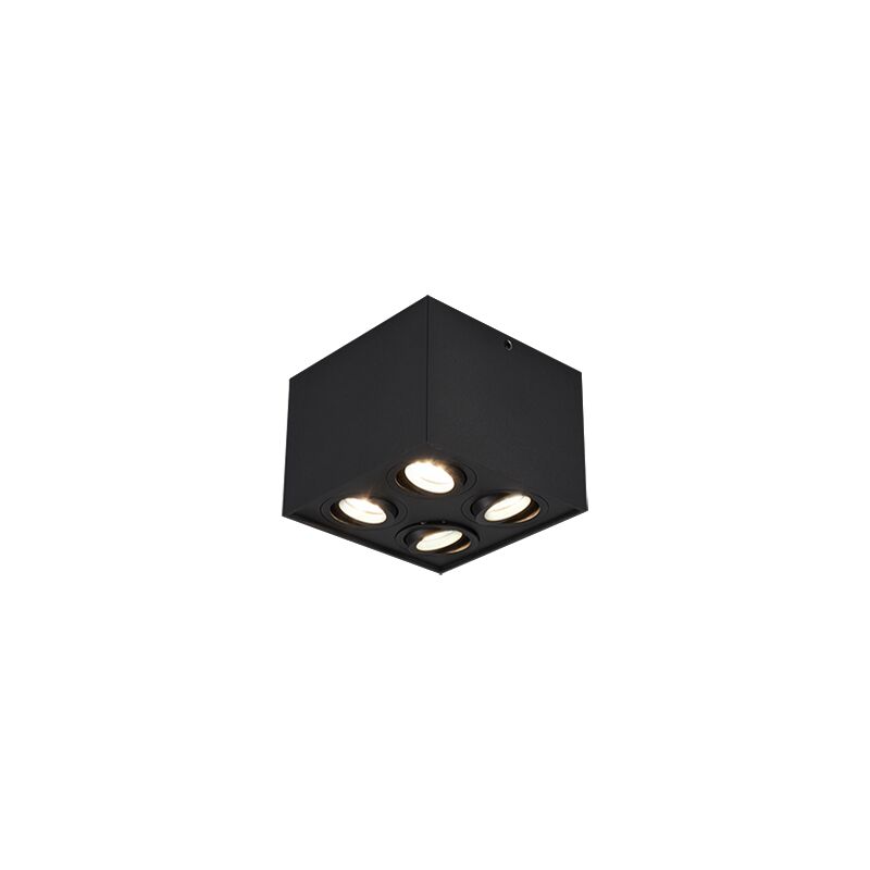 Plafoniera Soffitto Cubo 4 Spot Faretti