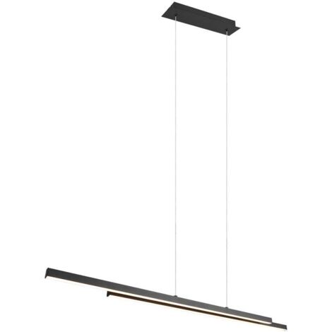 Trio Leuchten LED Pendellechte Odio 28W schwarz Deckenlampen & Kronleuchter