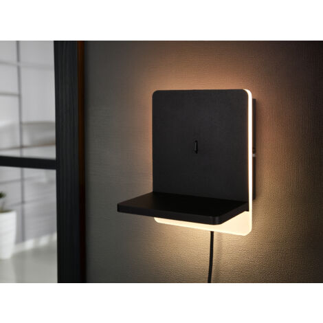 Trio Leuchten LED Wandleuchte Fairfield 9W warmweiß schwarz Wandleuchten
