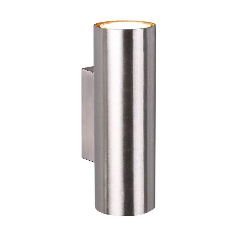 Trio Lighting - Trio Leuchten 212400207 - Lampada da parete Marley, in metallo nichelato opaco, non inclusa 1 x GU10