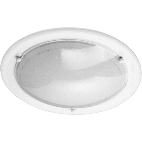 TRIO LEUCHTEN - PLAFONIERA PRIMO IN METALLO BIANCO CON COPPA IN VETRO DIAMETRO 30CM
